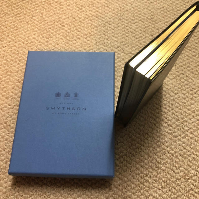 Smythson(スマイソン)のSMYTHON PANAMA ノートブック ブラック インテリア/住まい/日用品の文房具(ノート/メモ帳/ふせん)の商品写真