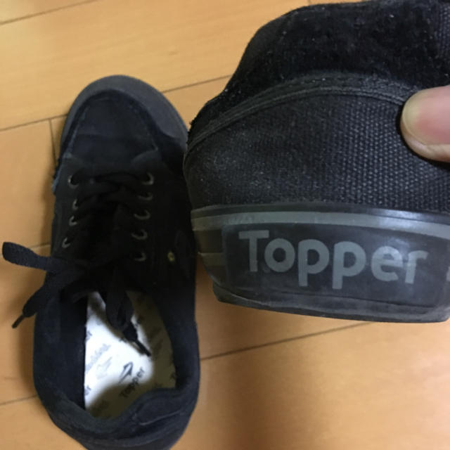 Topper(トッパー)のトッパー  スニーカー  黒  お値下げ レディースの靴/シューズ(スニーカー)の商品写真