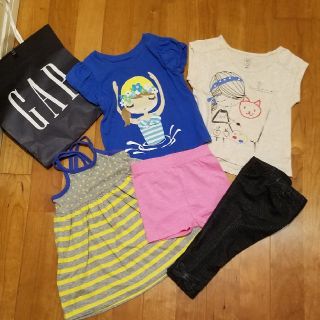 ベビーギャップ(babyGAP)の80 5点セット(Ｔシャツ)