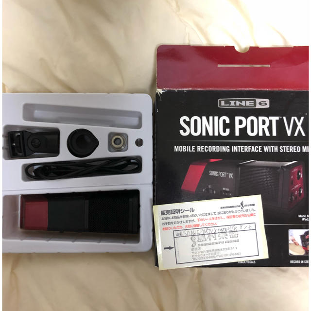 line6 sonic port vx 楽器のレコーディング/PA機器(その他)の商品写真