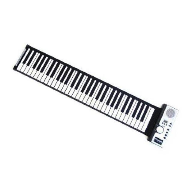 コンパクト　どこでも持ち運べる　バンドロール 電子 　(61鍵盤)　 ピアノ 楽器の鍵盤楽器(電子ピアノ)の商品写真