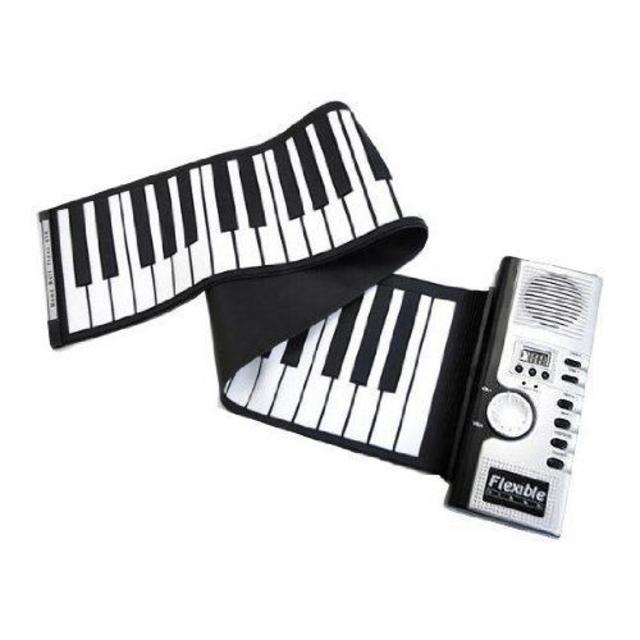 コンパクト　どこでも持ち運べる　バンドロール 電子 　(61鍵盤)　 ピアノ 楽器の鍵盤楽器(電子ピアノ)の商品写真
