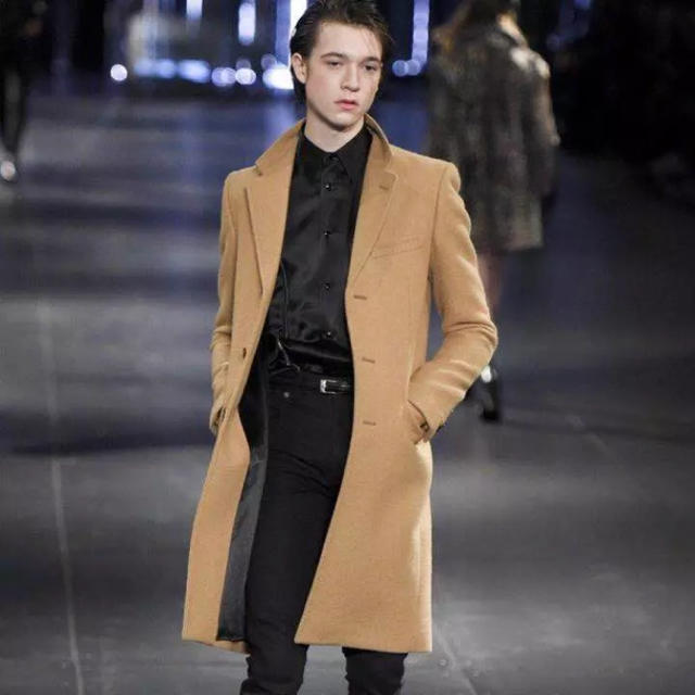 SAINT LAURENT サンローラン チェスターフィールドコート キャメル | フリマアプリ ラクマ