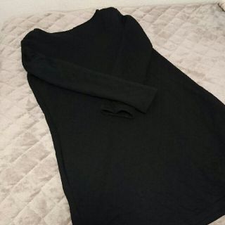 プチバトー(PETIT BATEAU)のyuico様専用  キルトblackワンピ(ひざ丈ワンピース)