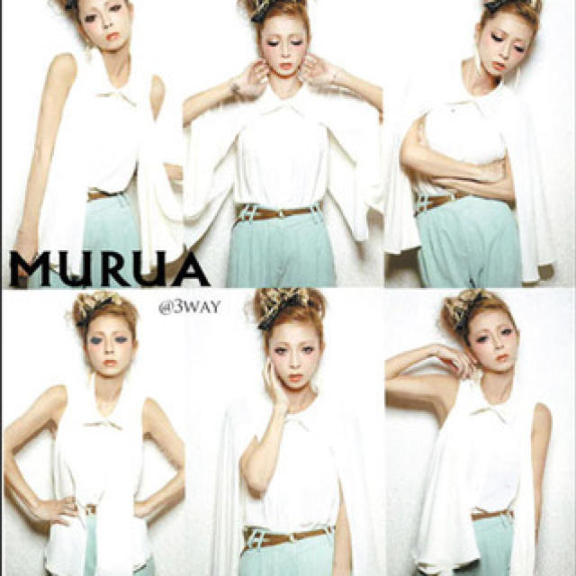 MURUA(ムルーア)のMURUA／シフォンシャツ レディースのトップス(シャツ/ブラウス(半袖/袖なし))の商品写真