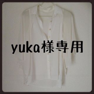 ムルーア(MURUA)のMURUA／シフォンシャツ(シャツ/ブラウス(半袖/袖なし))