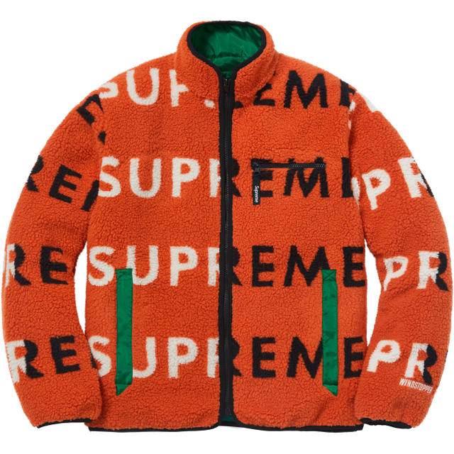 送料込み Mサイズ Supreme リバーシブル Fleece Jacket | www