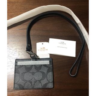 コーチ(COACH)のcayman blueさま専用 コーチ ストラップ カードホルダー(パスケース/IDカードホルダー)