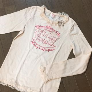 シャーリーテンプル(Shirley Temple)のソフィ様 シャーリーテンプル ♡ パティスリー柄カットソー オフ白 160(Tシャツ/カットソー)