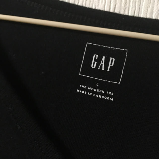 GAP(ギャップ)のＶネックロンT レディースのトップス(Tシャツ(長袖/七分))の商品写真