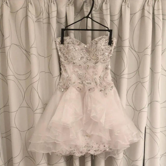 AngelR(エンジェルアール)の白 ミニドレス レディースのフォーマル/ドレス(ミニドレス)の商品写真