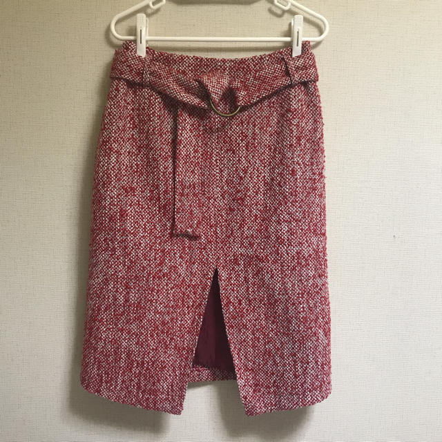 Lily Brown(リリーブラウン)のリリーブラウン♡ネップウールスカート レディースのスカート(ひざ丈スカート)の商品写真