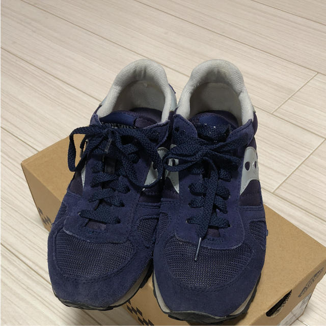 SAUCONY(サッカニー)の値下げ！Saucony サッカニー シャドウオリジナル ネイビー 24.5cm レディースの靴/シューズ(スニーカー)の商品写真