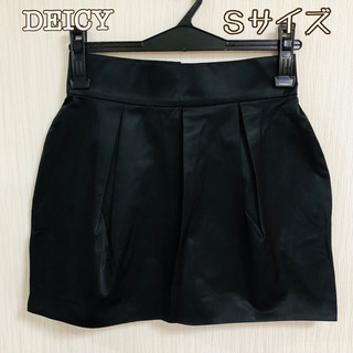 デイシー(deicy)の美品【DEICY／デイシー】スカート ブラック S(ミニスカート)