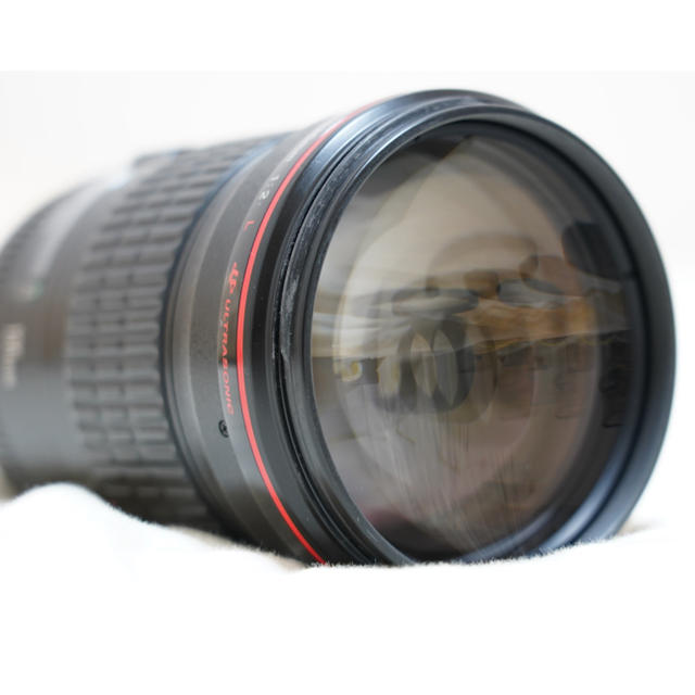 Canon(キヤノン)の【中古】Canon キヤノン EF 135mm F2L USM 2010年製 スマホ/家電/カメラのカメラ(デジタル一眼)の商品写真