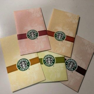 スターバックスコーヒー(Starbucks Coffee)のSTARBUCKS COFFEE ポチ袋5枚セット(ラッピング/包装)
