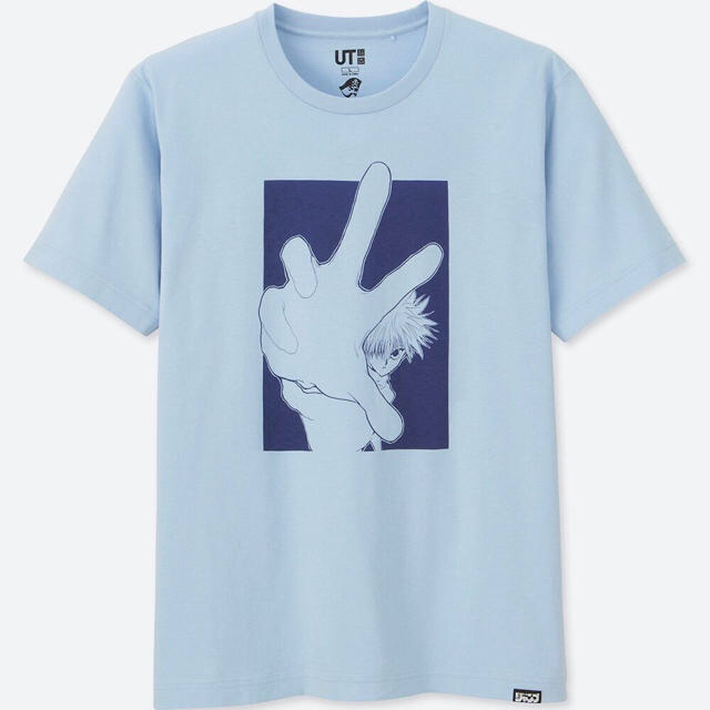 UNIQLO(ユニクロ)の送料込⭐️キルア(水色)ジャンプ50th Tシャツ ハンターハンター Sサイズ メンズのトップス(Tシャツ/カットソー(半袖/袖なし))の商品写真