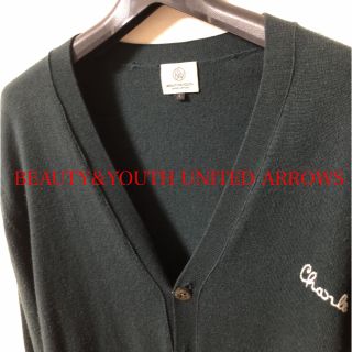 ビューティアンドユースユナイテッドアローズ(BEAUTY&YOUTH UNITED ARROWS)のBEAUTY&YOUTH UNITED ARROWS レタードカーディガンＬ(カーディガン)