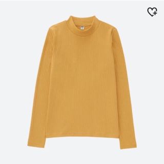 ユニクロ(UNIQLO)のUNIQLO リブハイネックT(Tシャツ(長袖/七分))