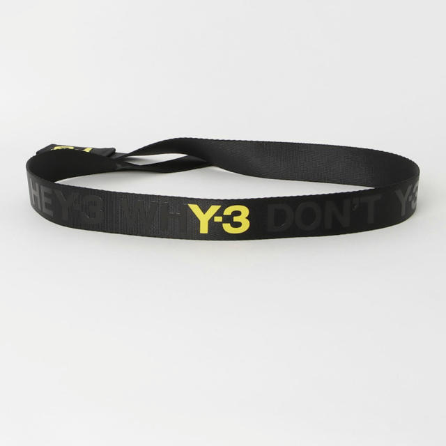 Yohji Yamamoto(ヨウジヤマモト)のY-3 SLOGAN BELT メンズのファッション小物(ベルト)の商品写真