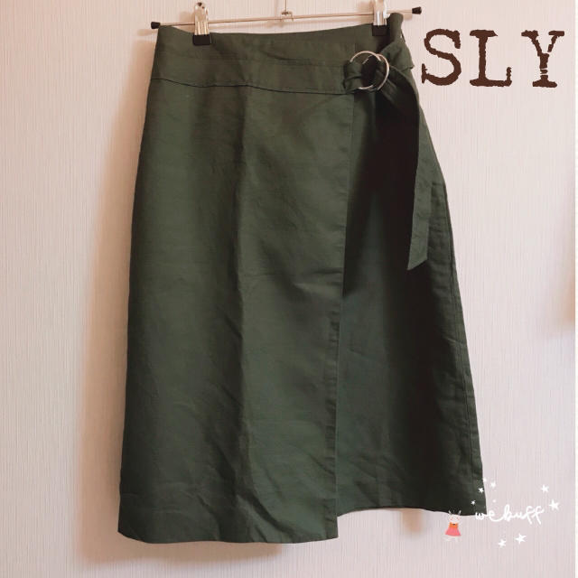 SLY(スライ)のSLY♡ 巻きスカート タイト レディースのスカート(ひざ丈スカート)の商品写真