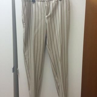 ユナイテッドアローズ(UNITED ARROWS)のレジメンストライプ トラウザーパンツ(クロップドパンツ)