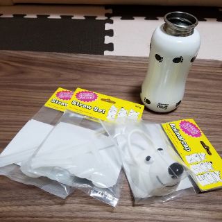 サーモス(THERMOS)のサーモス　しろくま　ストローマグ(水筒)