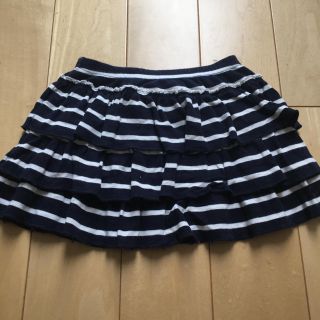 プチバトー(PETIT BATEAU)のプチバトー フリルスカート 美品 102(スカート)