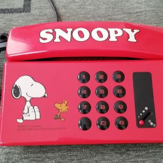 SNOOPY　レトロ電話器