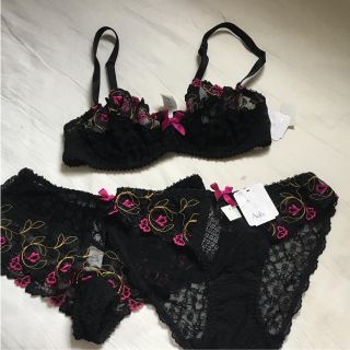 ラペルラ(LA PERLA)のaubade 3点セット ブラジャー ショーツ(ブラ&ショーツセット)