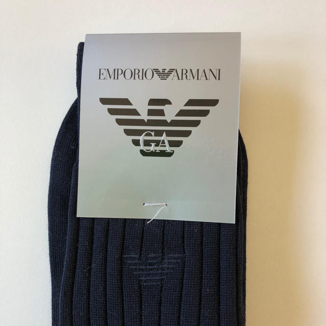 Emporio Armani(エンポリオアルマーニ)のエンポリオアルマーニ靴下 メンズ 27 28 新品未使用 メンズのレッグウェア(ソックス)の商品写真