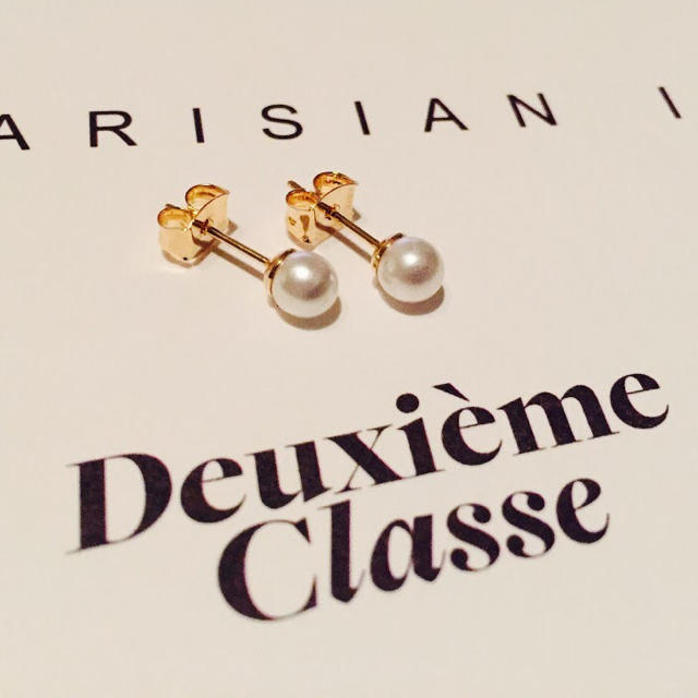 ★新品 DEUXIEME CLASSE ドゥーズィエムクラス 一粒パールピアス