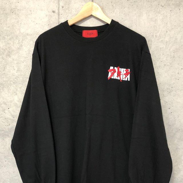 AKIRA 長袖 Tシャツ SUPREME ステッカー set ブラック アキラの通販 by backgarden136's shop｜ラクマ