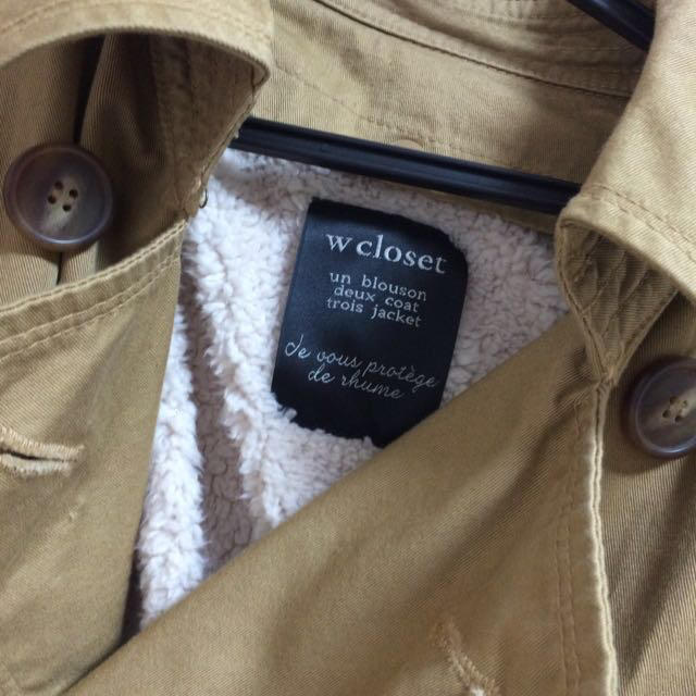 w closet(ダブルクローゼット)のw closet トレンチコート レディースのジャケット/アウター(トレンチコート)の商品写真
