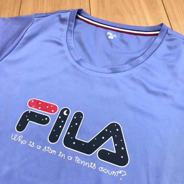 FILA(フィラ)のFILA  フィラ レディース テニスウェア  シャツ L 1回のみ着用 スポーツ/アウトドアのテニス(ウェア)の商品写真