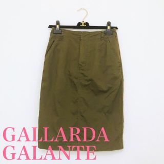 ガリャルダガランテ(GALLARDA GALANTE)の《美品》GALLARDAGALANTE カーゴ タイトスカート size 0(ひざ丈スカート)