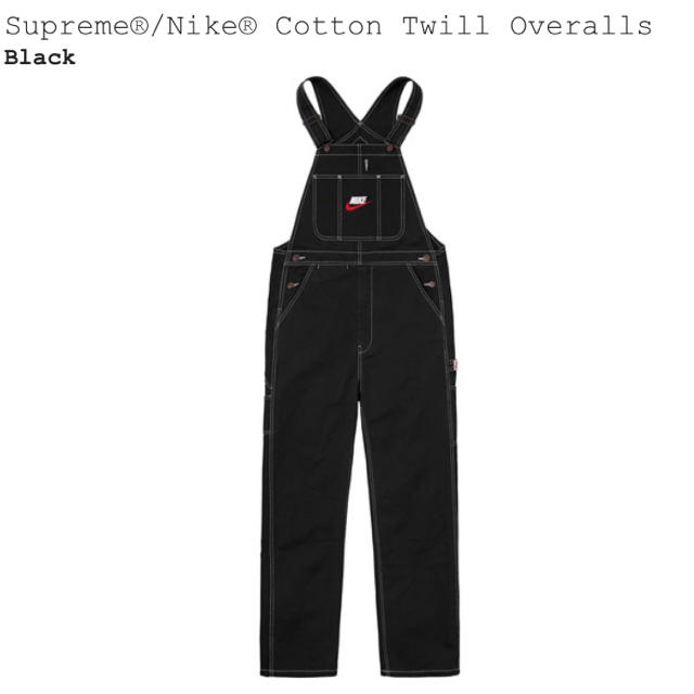 Supreme(シュプリーム)のL Supreme NIKE Cotton Overalls オーバーオール メンズのパンツ(サロペット/オーバーオール)の商品写真