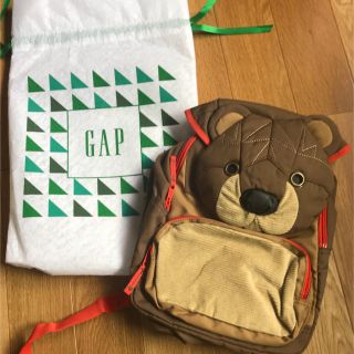 ベビーギャップ(babyGAP)の新品 リュック GAP クマ(リュックサック)