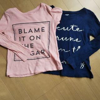 オールドネイビー(Old Navy)のオールドネイビー OLDNAVY 長袖 ２枚セット 4T(Tシャツ/カットソー)