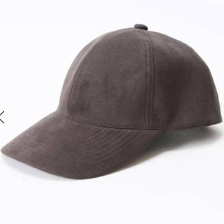 ドゥーズィエムクラス(DEUXIEME CLASSE)のドゥーズィエムクラス 26MARKET Faux Suede Cap ブラック(キャップ)