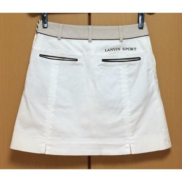 LANVIN(ランバン)の★期間限定特別割引10%★◆LANVIN SPORT◆スカート◆白◆レディース スポーツ/アウトドアのゴルフ(ウエア)の商品写真