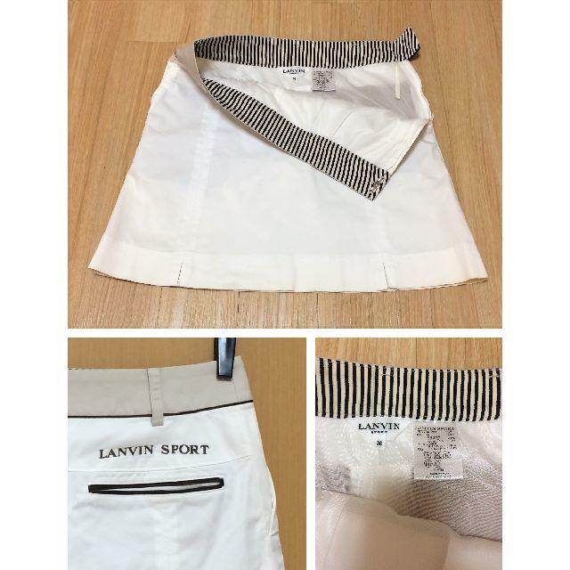 LANVIN(ランバン)の★期間限定特別割引10%★◆LANVIN SPORT◆スカート◆白◆レディース スポーツ/アウトドアのゴルフ(ウエア)の商品写真