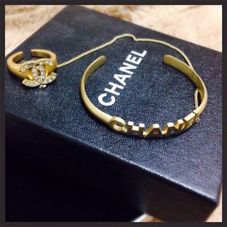 シャネル(CHANEL)のCHANEL バングル リング ♡(ブレスレット/バングル)