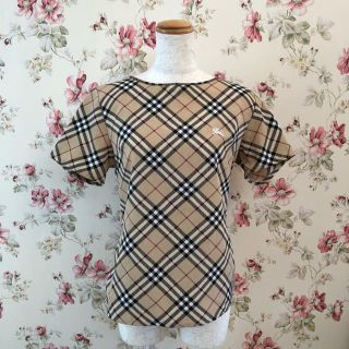 バーバリー(BURBERRY)のBURBERRY バーバリー トップス ブルーレーベル トップス チェック(カットソー(半袖/袖なし))