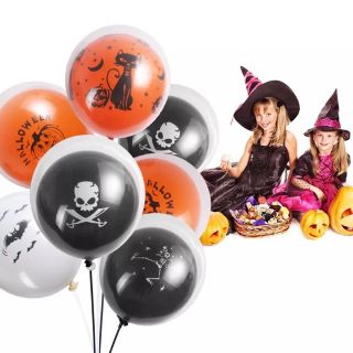 新品 ハロウィン 誕生日　バルーン 風船  ハロウィーン 人気  ５個セット(その他)