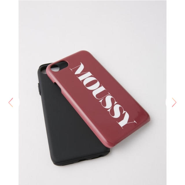 moussy(マウジー)の【新品未開封】MOUSSY iPhoneケース★人気色ボルドー スマホ/家電/カメラのスマホアクセサリー(iPhoneケース)の商品写真