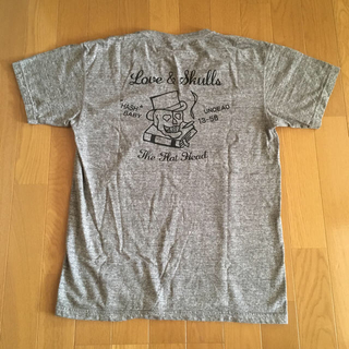 フラットヘッド(THE FLAT HEAD)のフラットヘッド UネックTシャツ LOVE&SKULL(Tシャツ/カットソー(半袖/袖なし))