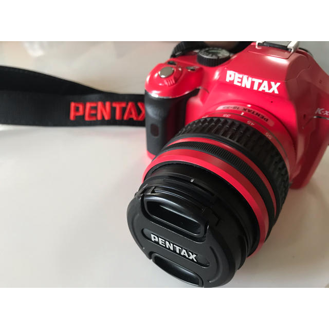 PENTAX K-x ♥️一眼レフ▶レッドカラースマホ/家電/カメラ