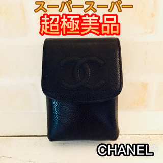 シャネル(CHANEL)の✨スーパースーパー超極美品✨シャネル✨シュガーケース✨ブラック(財布)