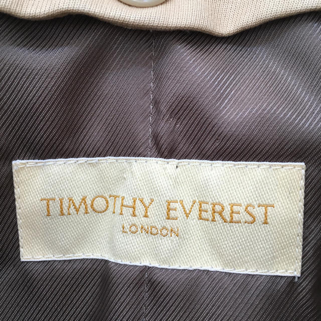 TIMOTHY EVEREST(ティモシーエベレスト)のティモシーエベレスト☆ステンカラーコート☆ベージュ メンズのジャケット/アウター(ステンカラーコート)の商品写真